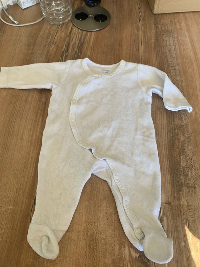Lot 8 pyjamas velours 1 mois mixte - photo numéro 10