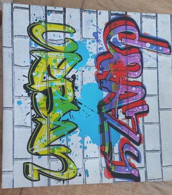 Tableau graffiti déco