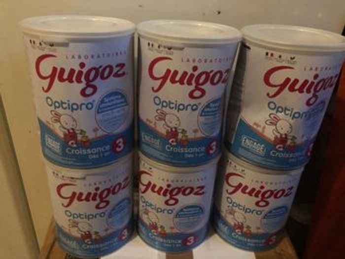 6 boîtes guigoz optipro 3