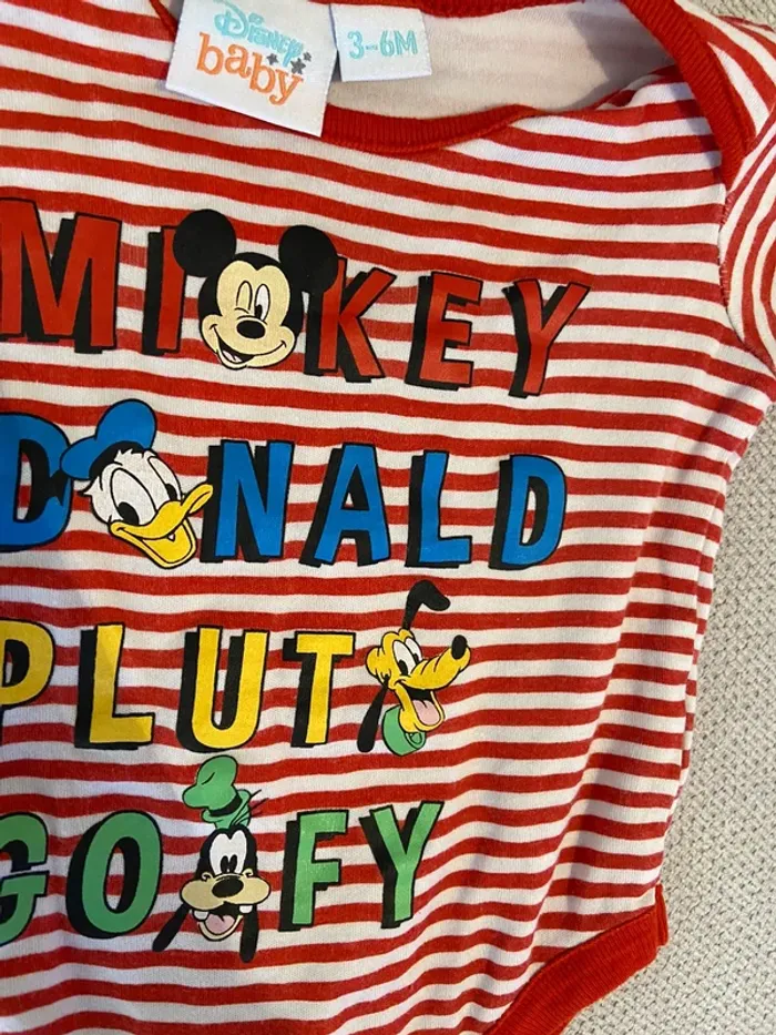 Body Disney taille 3/6 mois - photo numéro 2