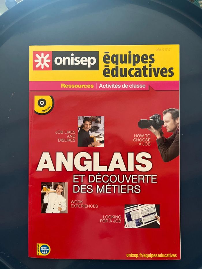 Livre onisep anglais