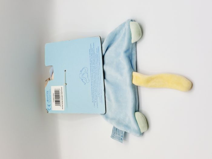 KING BEAR doudou plat chien bleu orange jaune Kingbear neuf avec défaut - photo numéro 2