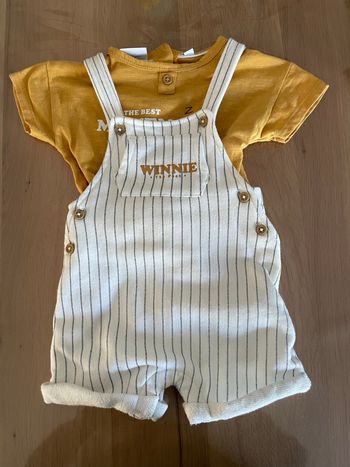 Salopette short 6 mois