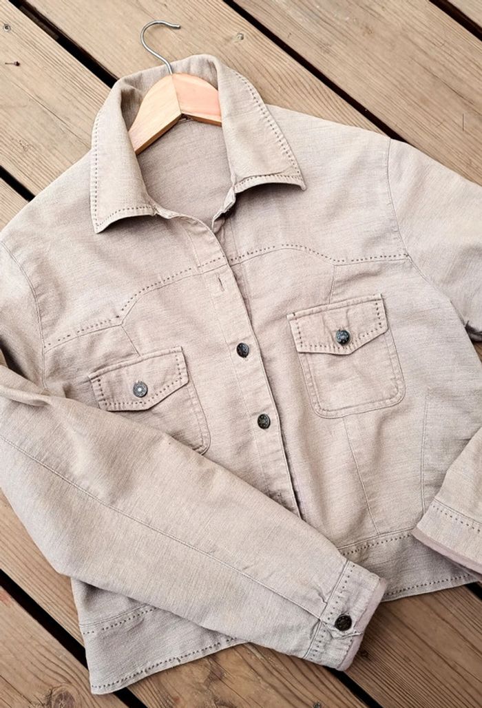 Joli blouson "Tentation" couleur sable - taille 3