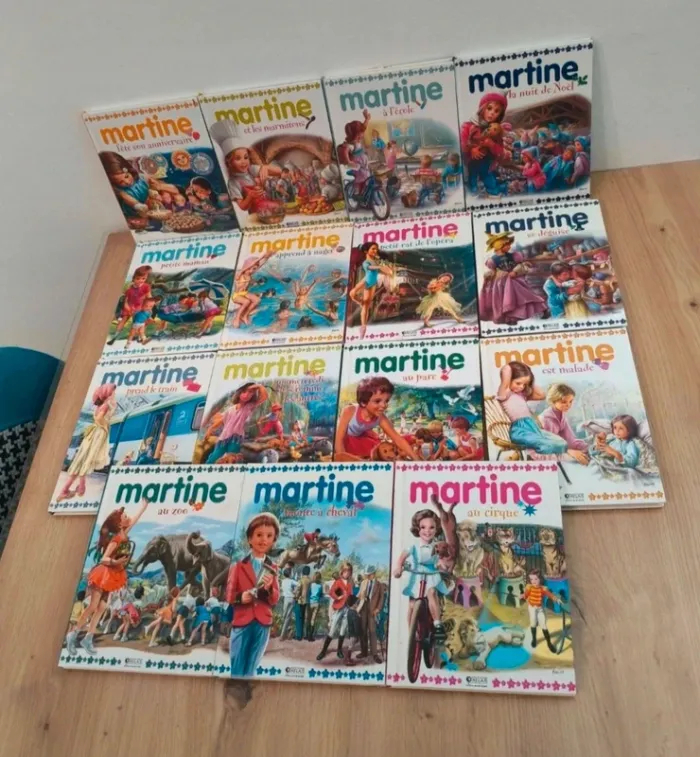 Jolie lot de livres Martine