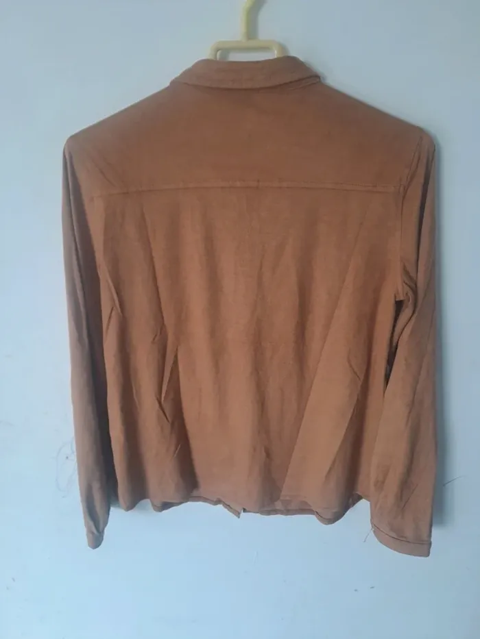 Chemise Camel effet Daim MIM Taille 36 - photo numéro 9