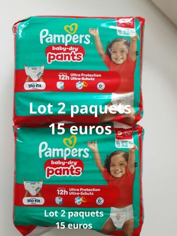 72 pants pampers taille 5