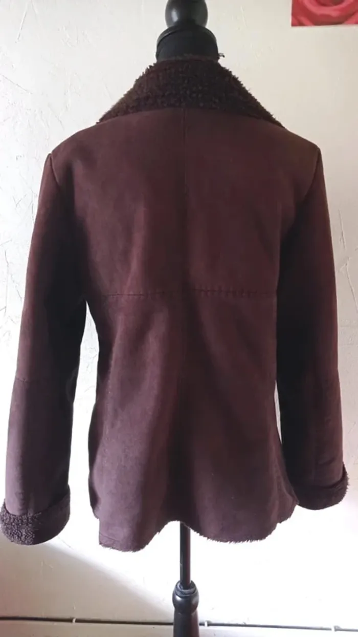 🌸Manteau imitation peau retournée, Antonelle, taille 42 - photo numéro 6