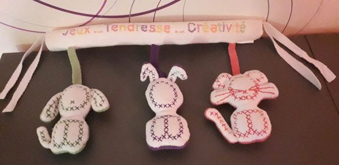 Barre d'activités. Jouets d'éveil. Obaibi. Mixte. Multicolore.