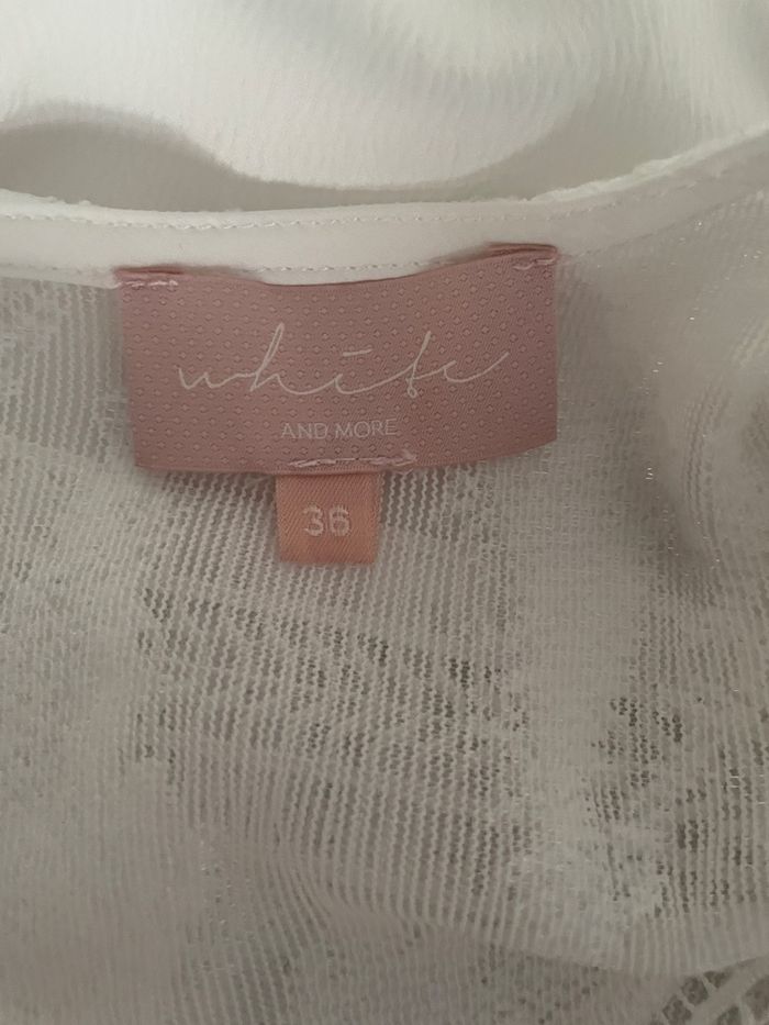 Robe blanche en dentelle – White and More – T.36 - photo numéro 8