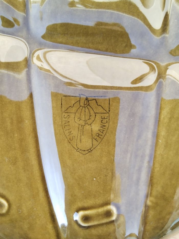 Assiette kaki Salins France - photo numéro 4