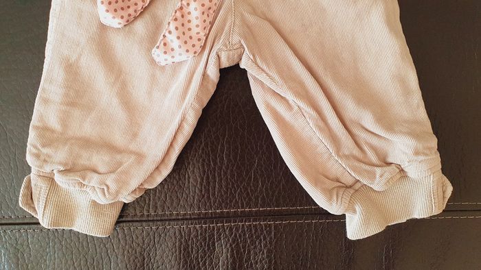 Pantalon velours beige Zara Baby 3-6 mois - photo numéro 3