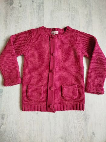 Gilet lisa rose 6 ans