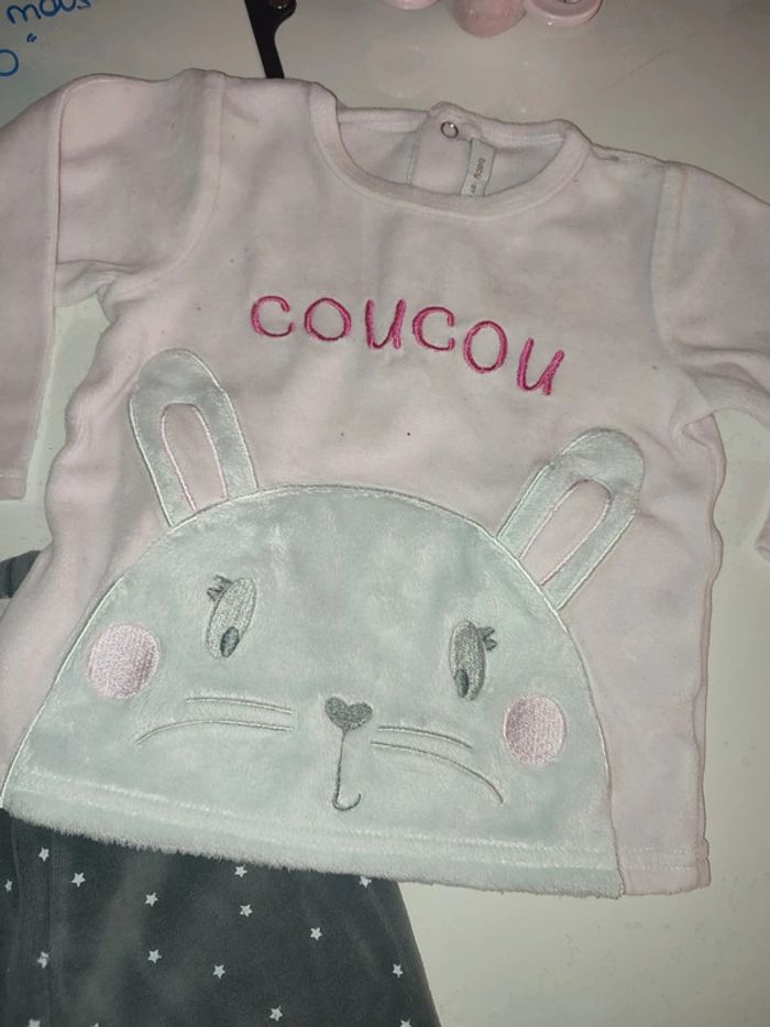 Pyjama velours deux pièces - photo numéro 2