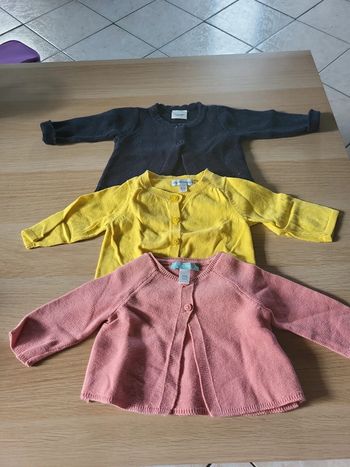 Lot 3 gilets 3 mois
