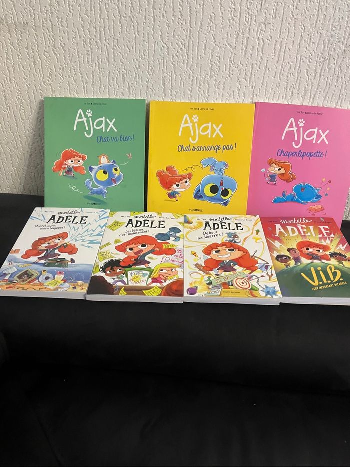 7 livres mortelle Adele 3 Ajax 1,2,3, et  4 romans 1 à 4 - photo numéro 2