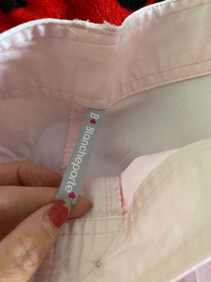 Pantacourt Blanche Porte Taille 38 - photo numéro 3