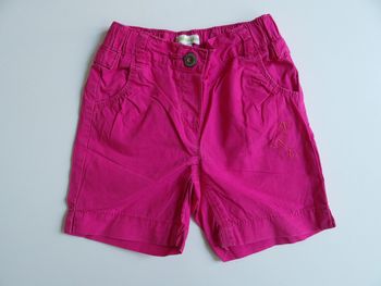 Short vertbaudet fushia -  2 ans