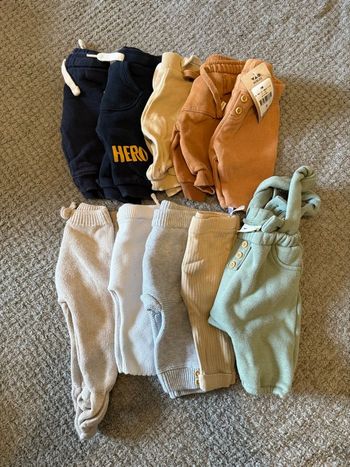 Lot de 10 pantalon/jogging/leggings 1 mois
