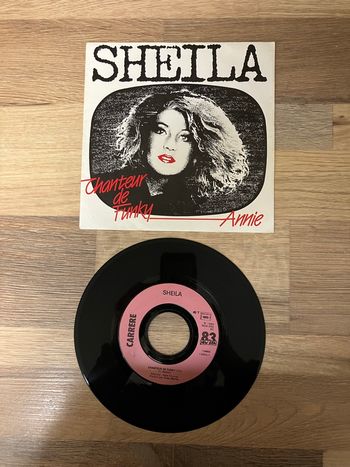 Vinyle 45 tours-Sheila-Chanteur de Funkyj