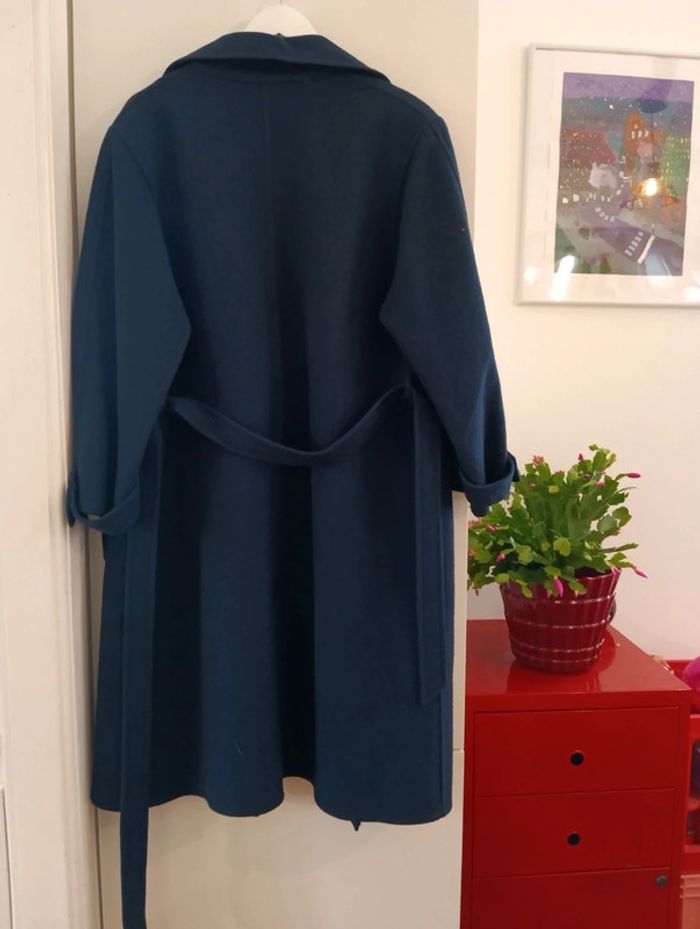 Manteau drap de laine marine taille 42 - photo numéro 4