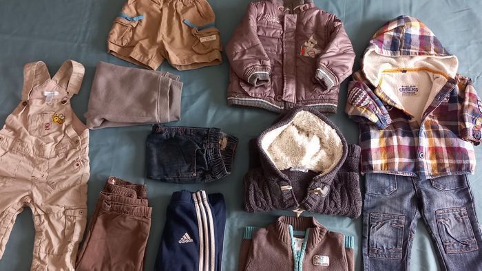 Lot 12 mois ❤️ Creeks/Obaibi/Adidas/Gémo/Tom et Kiddy/Decathlon... 😀