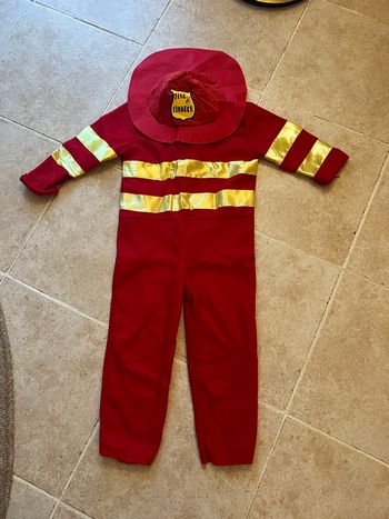 Déguisement pompier garçon t 3-4 ans
