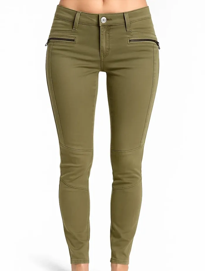 Pantalon de couleur kaki de marque H&M taille 36
