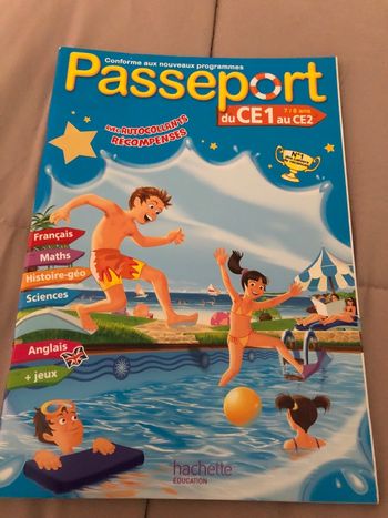 Passeport enfant 7-8 ans (du CE1 au CE2) neuf