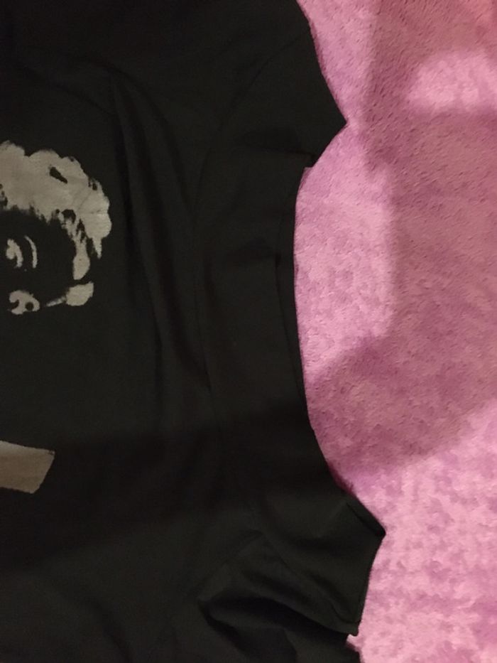 Tee-shirts noir extensible à motifs - photo numéro 7