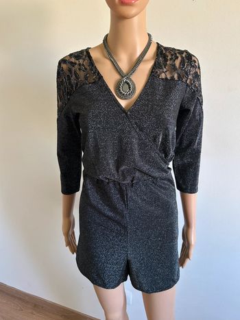 Combishort argenté pailleté neuf Jus d’Orange taille 2