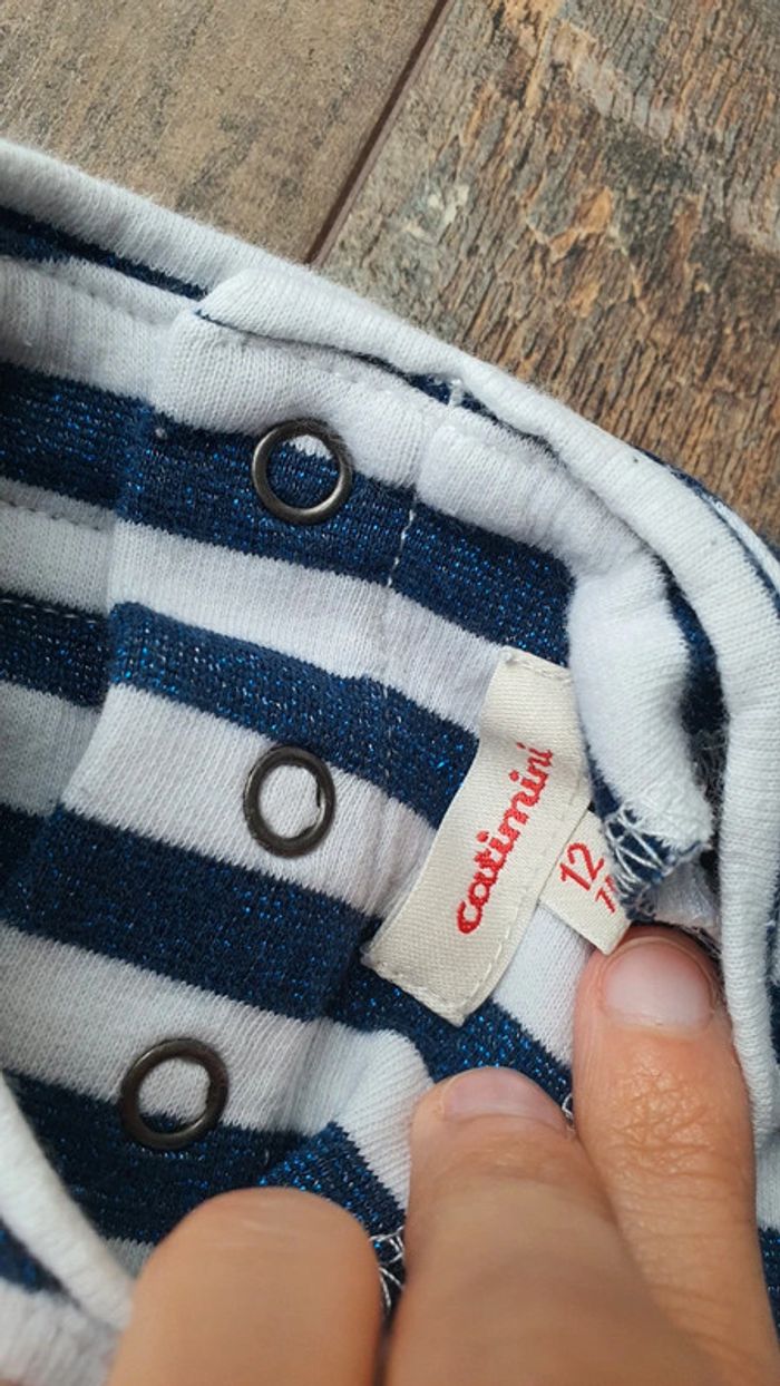 Sweat catimini 12 mois en bon état - photo numéro 4