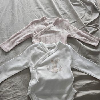 Lot de 2 Body bébé fille