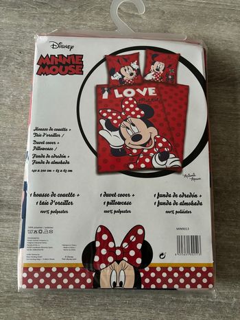 Housse de couette+oreiller Minnie 140x200