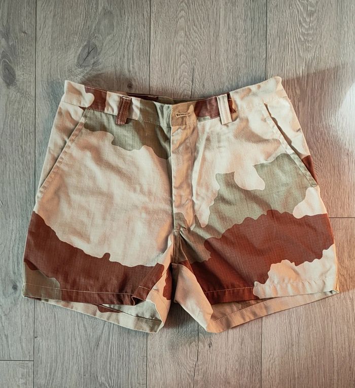 Short gao pantalon court camouflage militaire sable félin