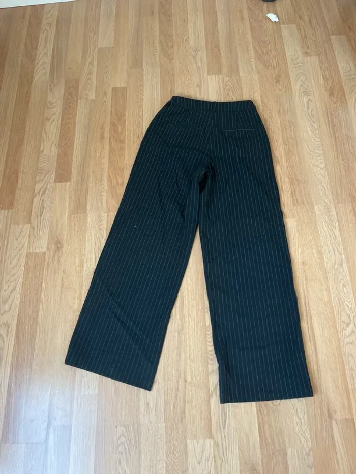 Pantalon rayé toile - photo numéro 2