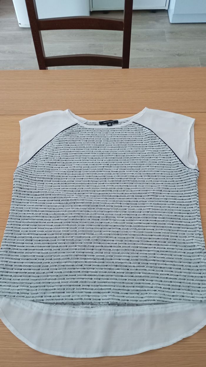 T-shirt bi matière