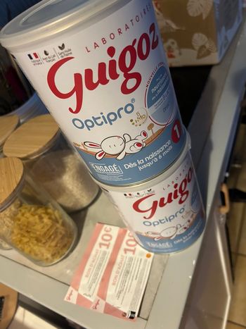 Lait GUIGOZ 1e âge 25€ 