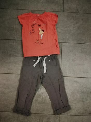 Ensemble pantacourt tee shirt