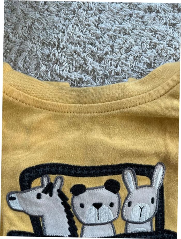 Ensemble teeshirt manches longues et pantalon assorti taille 18 mois - photo numéro 3