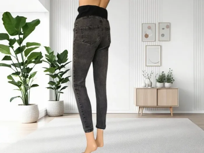 Jean de grossesse Vertbaudet ,coupe skinny haut bandeau ,ultra stretch - photo numéro 6