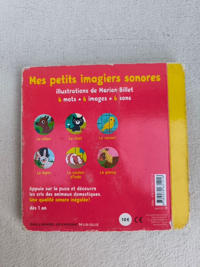 Livre sonore Mes animaux Gallimard - photo numéro 3