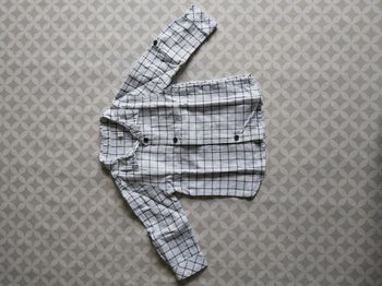 Chemise bébé Orchestra 9 mois – Manches longues retroussables – Excellent état