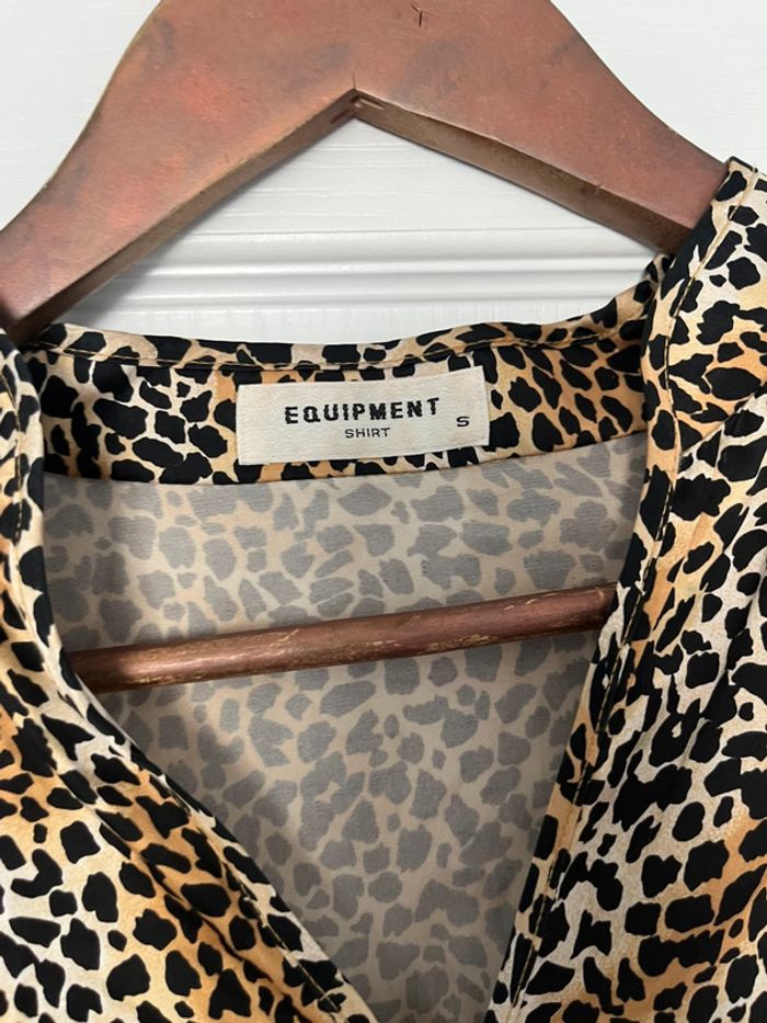 Blouse léopard satinée - Equipment - S - photo numéro 3