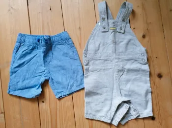 Short + salopette