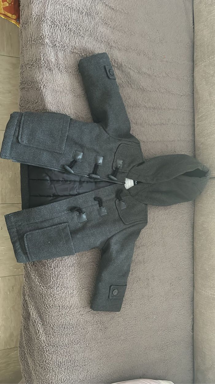 Manteau Kiabi 3 ans gris foncé