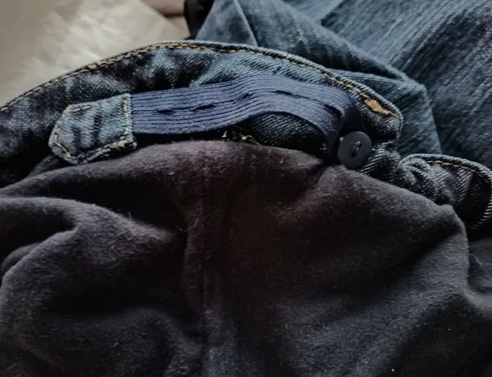 Pantalon grossesse T 36 ceinture réglable - photo numéro 3