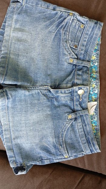 short en jean fille