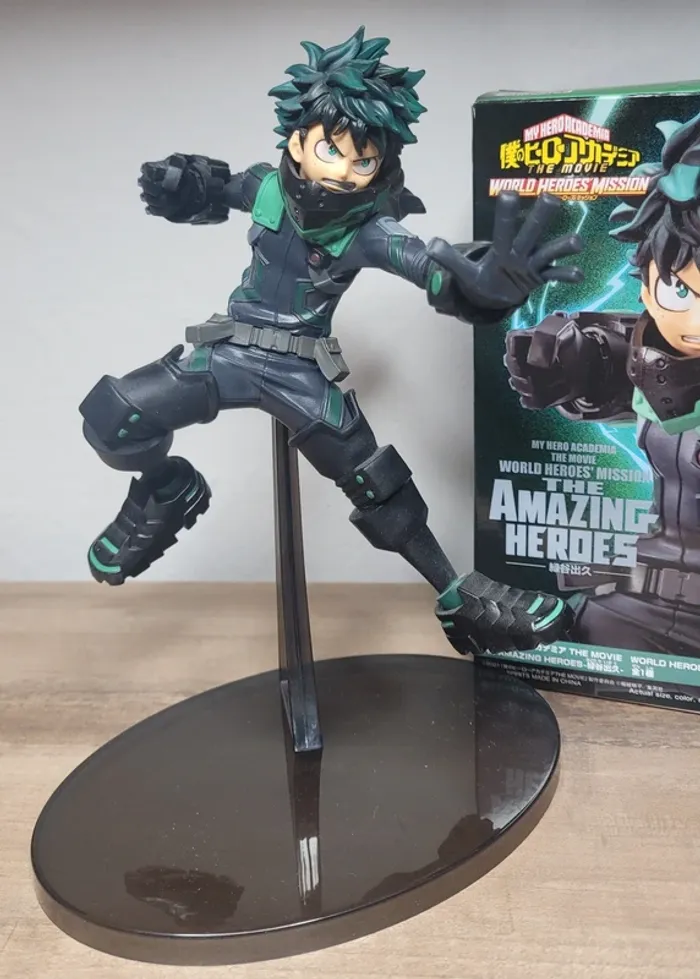 Figurine My Hero Academia The Movie The Amazing Heroes Izuku Midoriya Banpresto Bandai - photo numéro 11