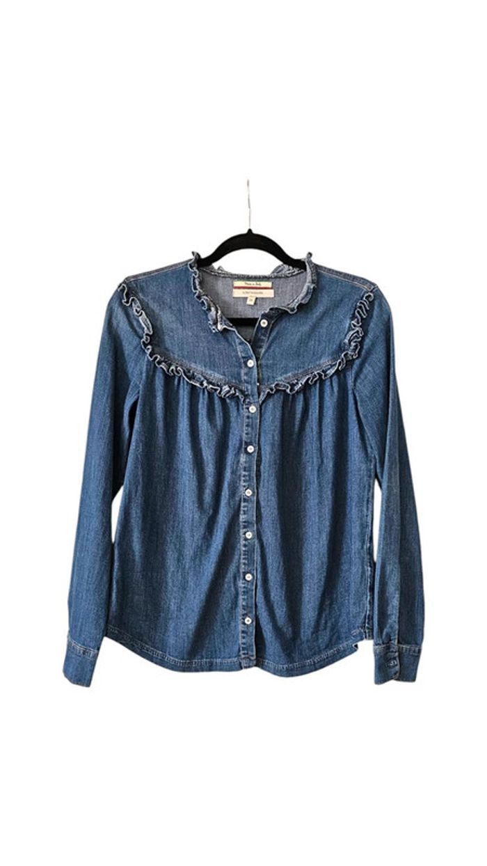 chemise 'La Fée Maraboutée' bleu taille 36 - photo numéro 2
